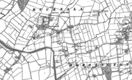 Old Map of Bucknall, 1886