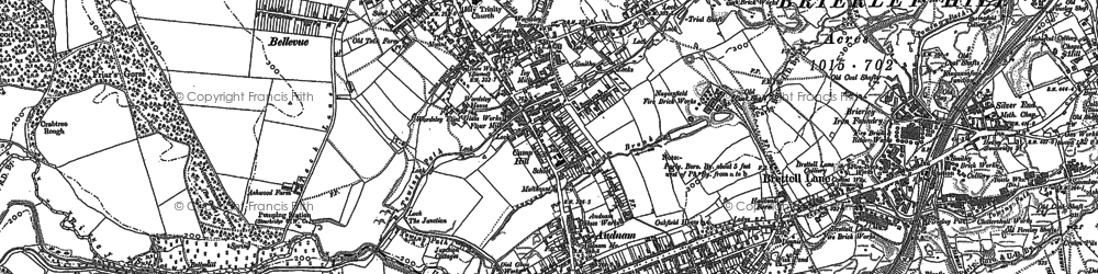 Old map of Buckpool in 1901