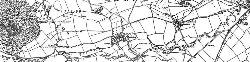 Old map of Buckton in 1902