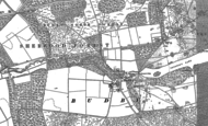 Old Map of Budby, 1884