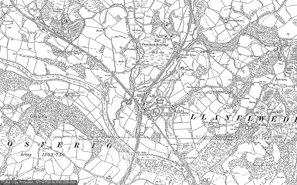 Old Map of Builth Road, 1902 - 1903 in 1902