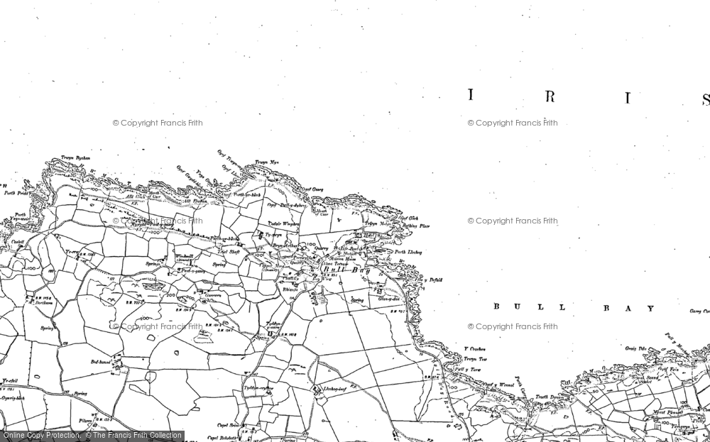 Old Map of Bull Bay, 1899 in 1899