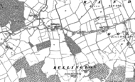 Old Map of Bullington, 1886