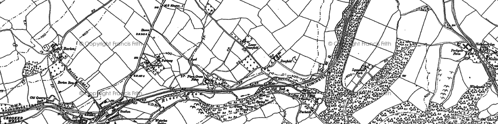 Old map of Whittern, The in 1902