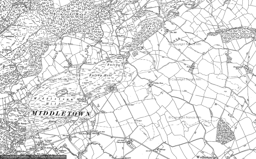 Old Map of Bulthy, 1901 in 1901