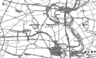 Old Map of Bunkers Hill, 1898