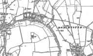 Old Map of Burcot, 1897 - 1911