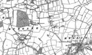 Old Map of Burgate, 1903