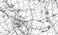 Old Map of Burgh next Aylsham, 1885