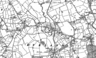 Old Map of Burland, 1897