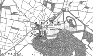 Old Map of Burley, 1884