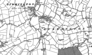 Old Map of Burmington, 1900 - 1904