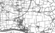Old Map of Burnham-On-Crouch, 1895