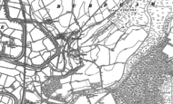 Old Map of Burpham, 1875 - 1896