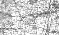 Old Map of Burrow, 1888