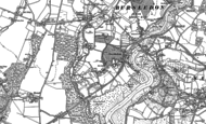 Old Map of Bursledon, 1895 - 1896