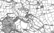 Old Map of Burstall, 1881 - 1884
