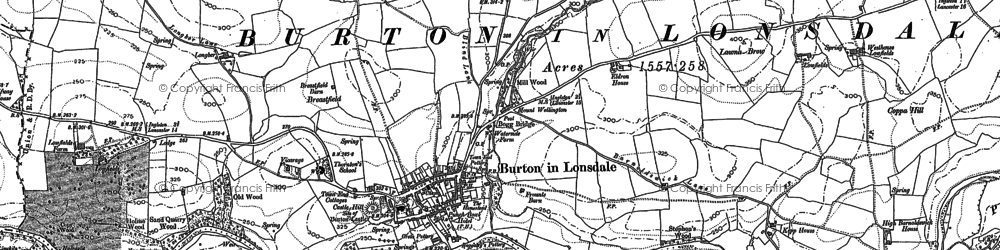 Old map of Barnoldswick in 1907