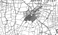 Old Map of Burton Lazars, 1902