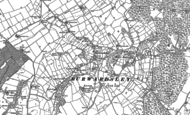Old Map of Burwardsley, 1897