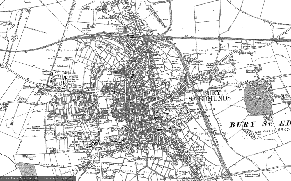 Bury St Edmunds, 1882 - 1901