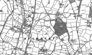 Old Map of Bushbury, 1883 - 1886