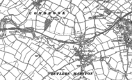 Old Map of Butlers Marston, 1885