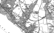 Old Map of Butlocks Heath, 1895 - 1896