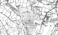 Old Map of Butser Hill, 1908