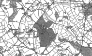 Old Map of Butterton, 1877 - 1879