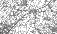 Old Map of Buttington, 1884 - 1901