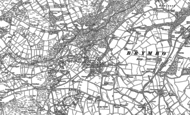 Old Map of Bwlchgwyn, 1909 - 1910
