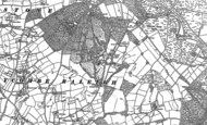 Old Map of Bystock, 1888