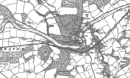 Old Map of Bywell, 1895