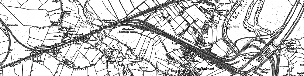 Old map of Cadishead in 1894