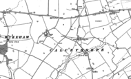Old Map of Calcethorpe Manor Fm, 1887