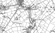 Old Map of Calcot, 1882