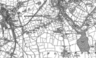 Old Map of Calcutt, 1883