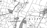 Old Map of Caldecote, 1886