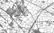 Old Map of Caldecote, 1901