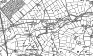 Old Map of Calf Heath, 1883