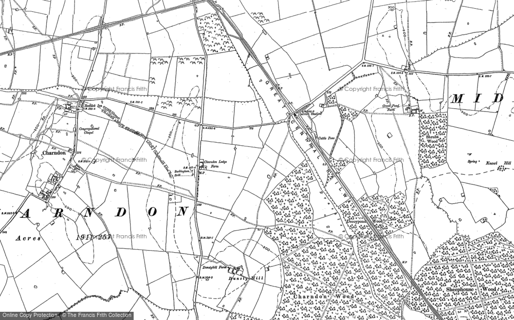 Old Map of Calvert, 1898 in 1898