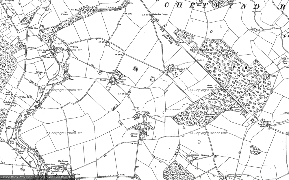 Old Map of Calvington, 1880 in 1880