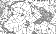 Old Map of Calvington, 1880
