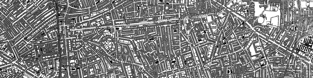 Old map of Bermondsey in 1894