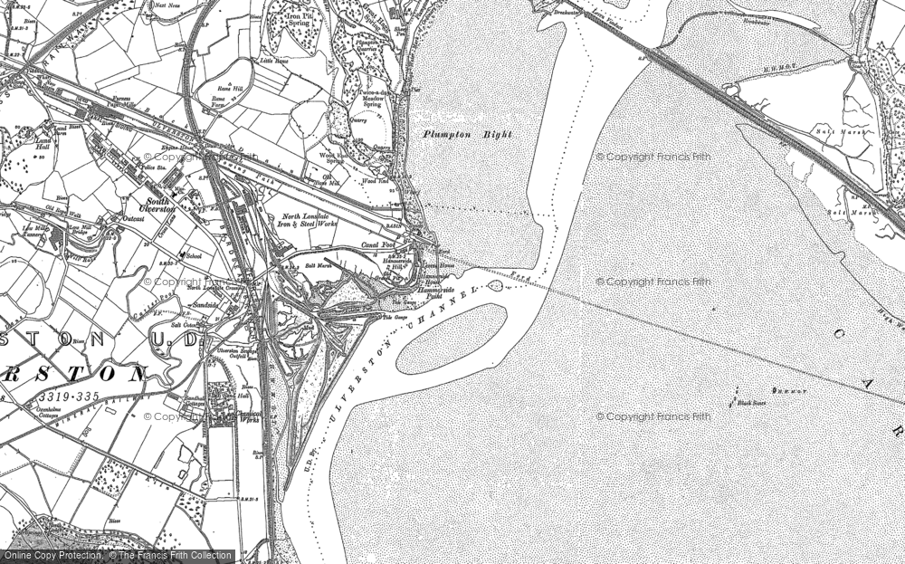 Old Map of Canal Foot, 1848 - 1911 in 1848