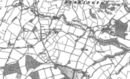Old Map of Cantlop, 1881 - 1882