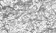 Old Map of Capel Seion, 1887 - 1888
