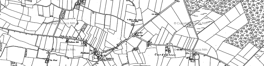 Old map of Cardewlees in 1899