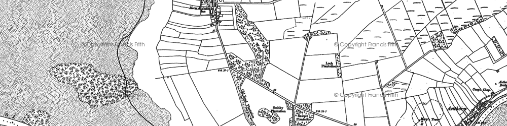Old map of Cardurnock in 1924